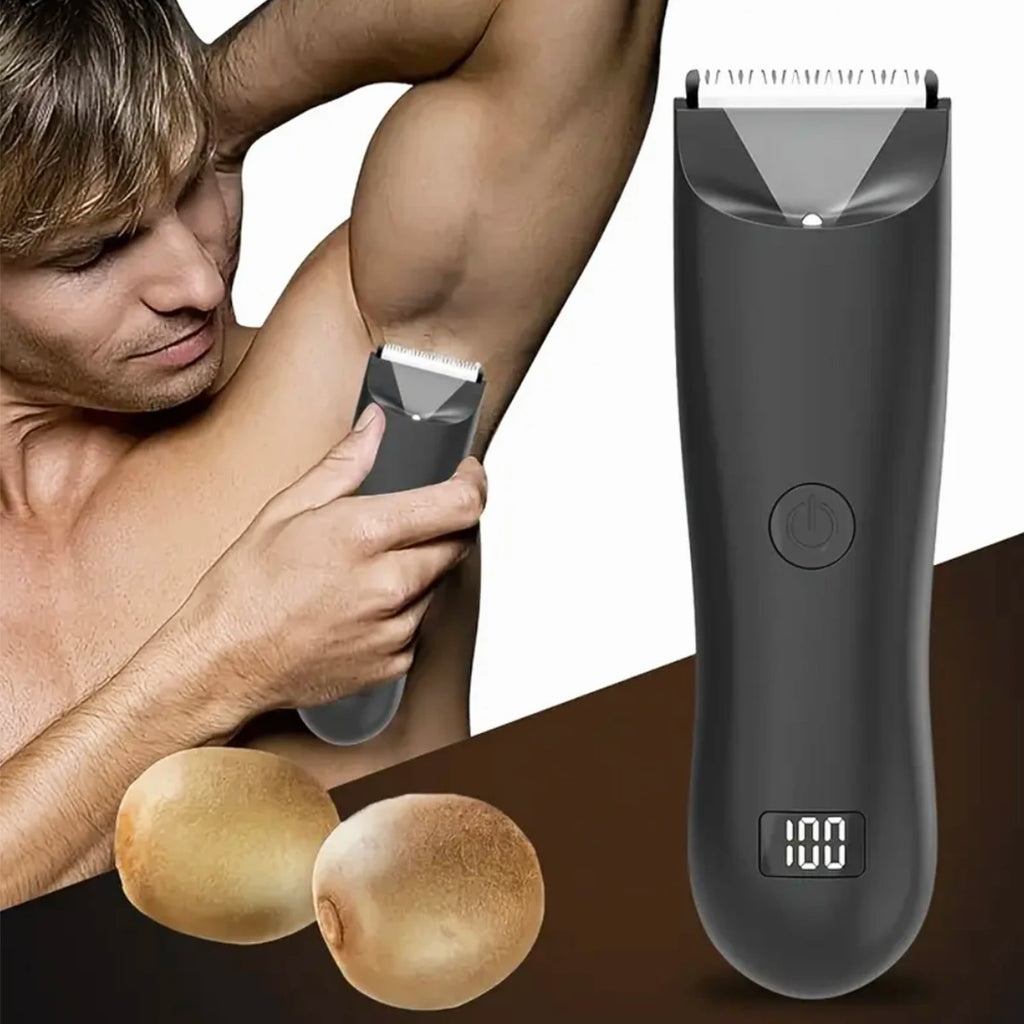 Premium Beard & Body Trimmer for Men — Multi-Use Groomer with LED Display