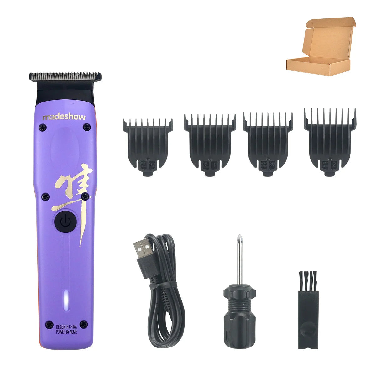 Madeshow M15 Professional Cordless Hair Clipper – Premium Barber Grade Trimmer for Men