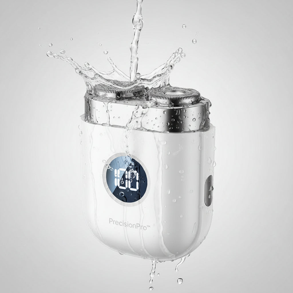 PrecisionPro™ Electric Beard & Hair Trimmer – Waterproof, USB Rechargeable, Mini Portable Groomer