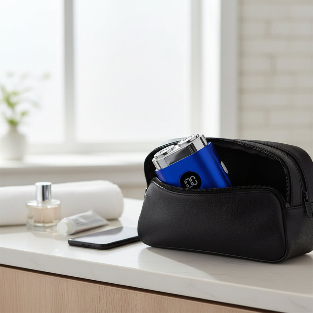 PrecisionPro™ Electric Beard & Hair Trimmer – Waterproof, USB Rechargeable, Mini Portable Groomer