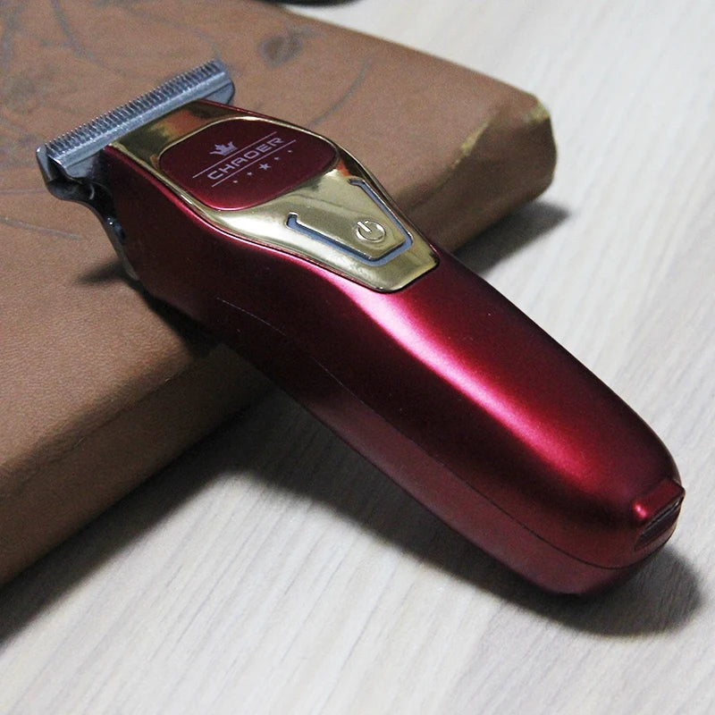 Professional Beard & Hair Trimmer – Cordless, T-Blade, 0mm Precision ✅