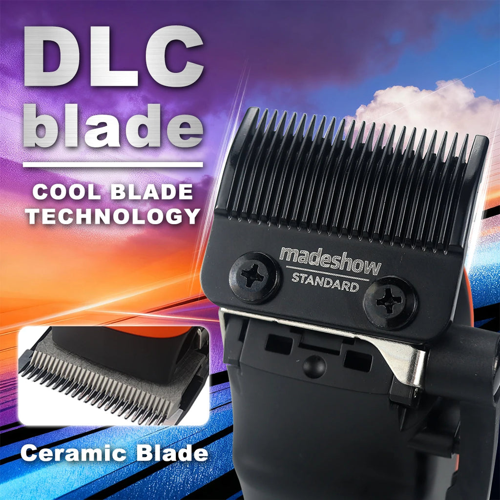 Madeshow M15 Professional Cordless Hair Clipper – Premium Barber Grade Trimmer for Men