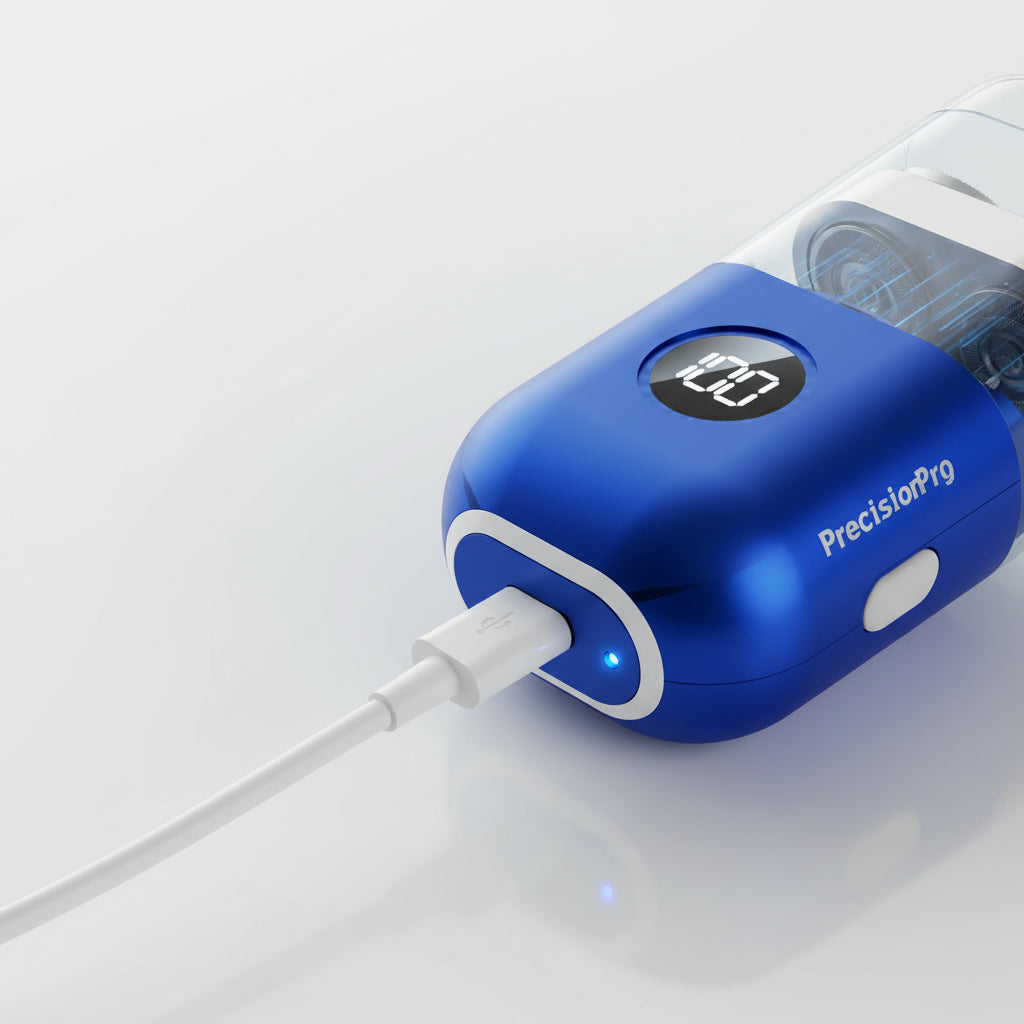 PrecisionPro™ Electric Beard & Hair Trimmer – Waterproof, USB Rechargeable, Mini Portable Groomer